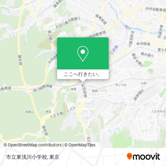 市立東浅川小学校地図