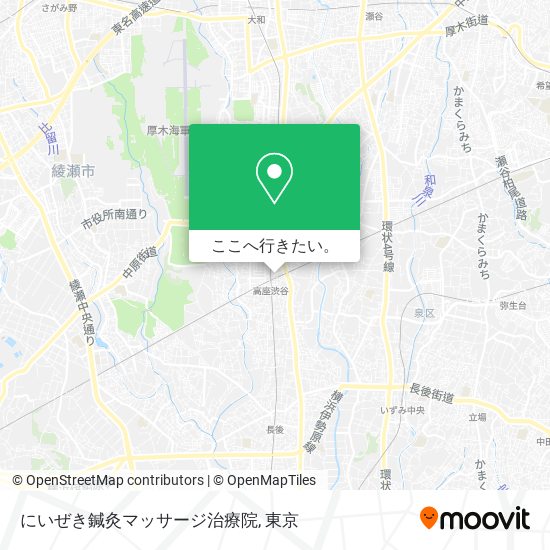 にいぜき鍼灸マッサージ治療院地図