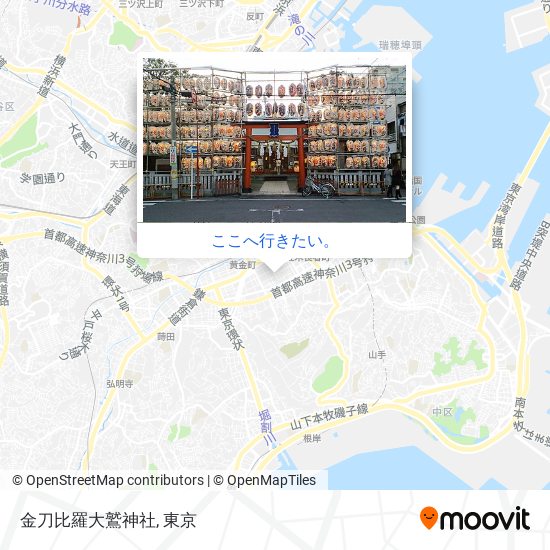 金刀比羅大鷲神社地図