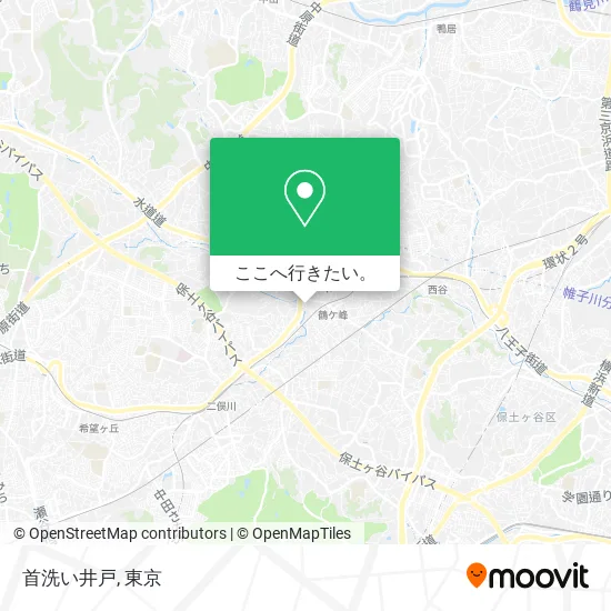 首洗い井戸地図