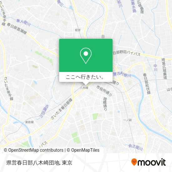 県営春日部八木崎団地地図