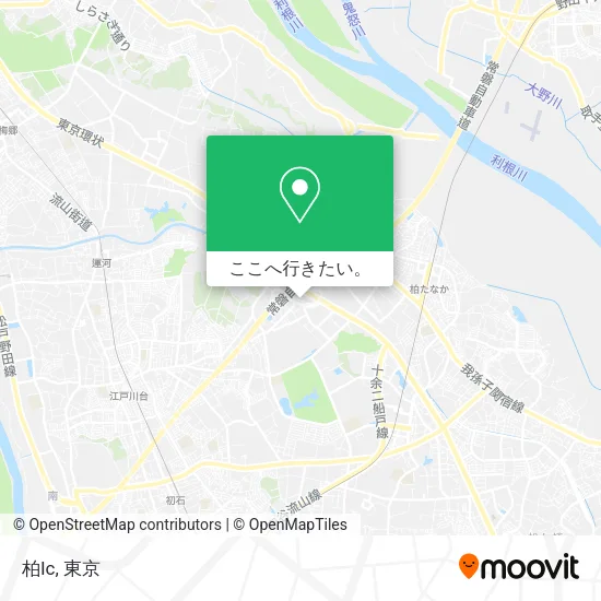 柏Ic地図