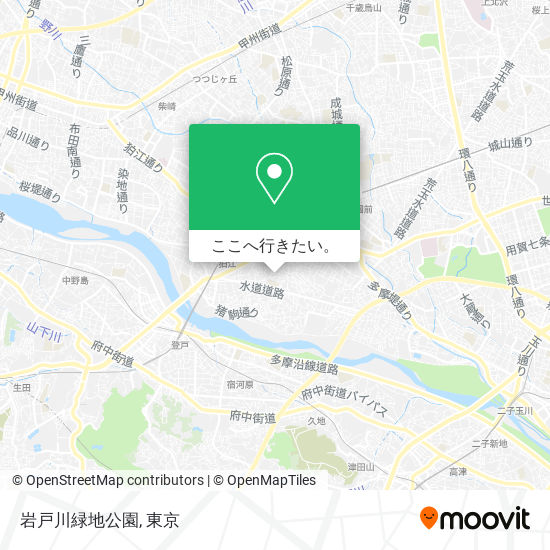 岩戸川緑地公園地図