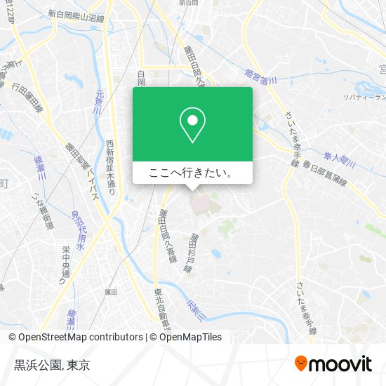 黒浜公園地図