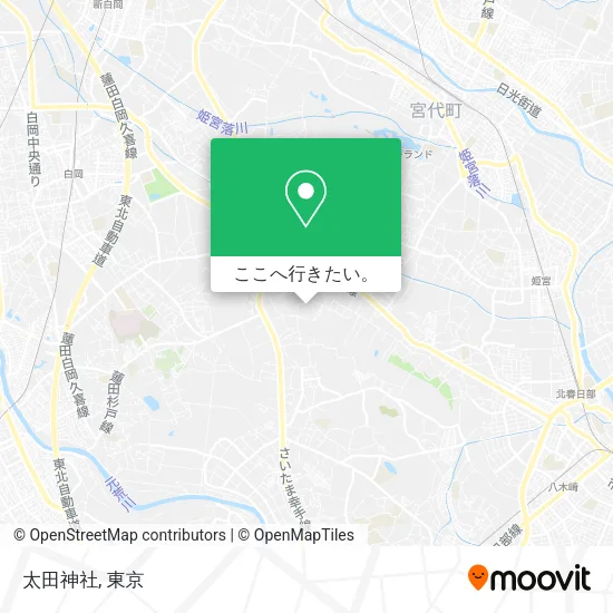 太田神社地図