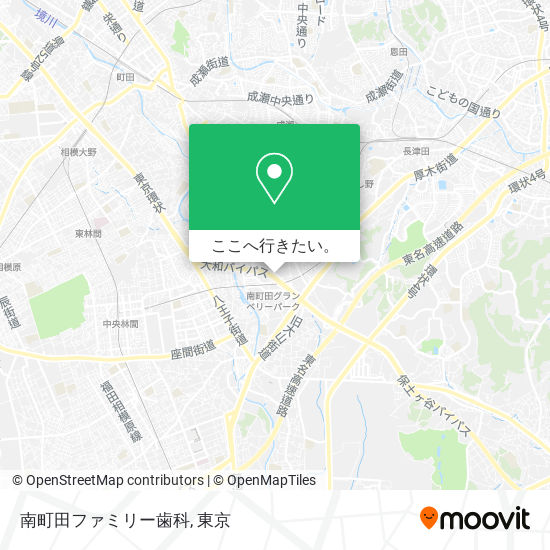 南町田ファミリー歯科地図