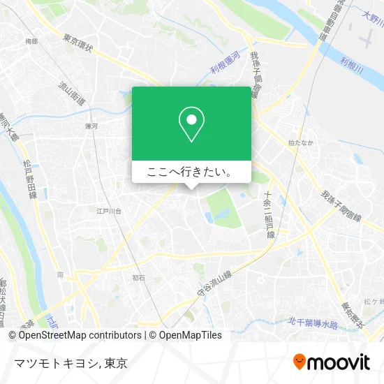 マツモトキヨシ地図