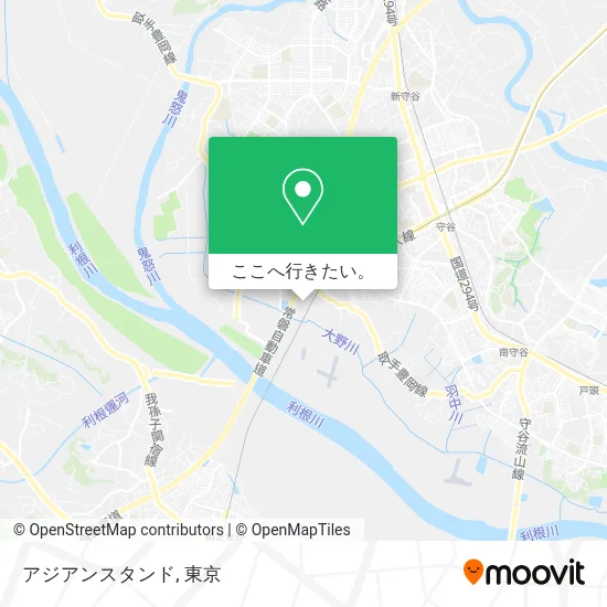 アジアンスタンド地図