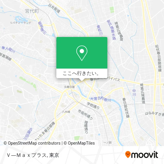 Ｖ―Ｍａｘプラス地図