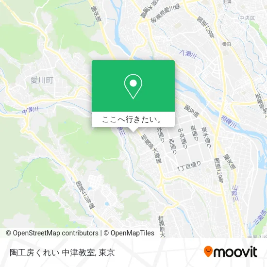 陶工房くれい 中津教室地図