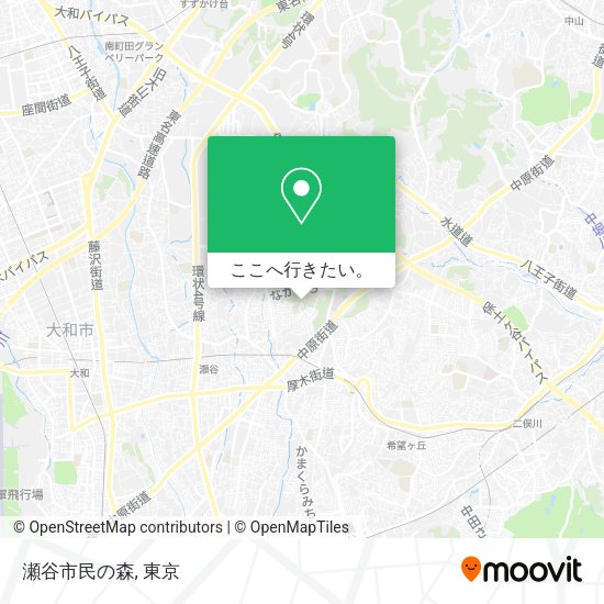 瀬谷市民の森地図
