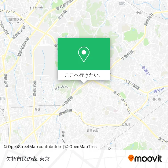 矢指市民の森地図