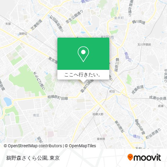 鵜野森さくら公園地図