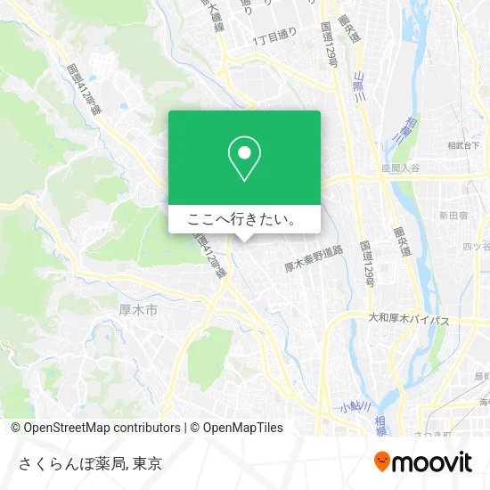 さくらんぼ薬局地図