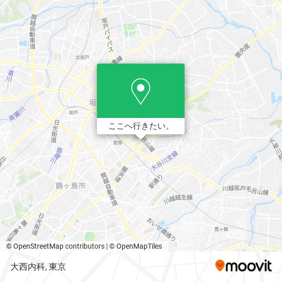 大西内科地図