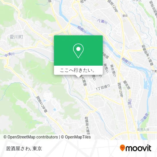 居酒屋さわ地図