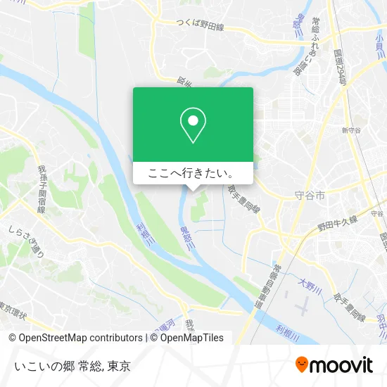 いこいの郷 常総地図