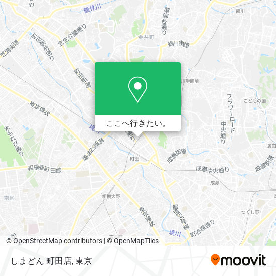 しまどん 町田店地図