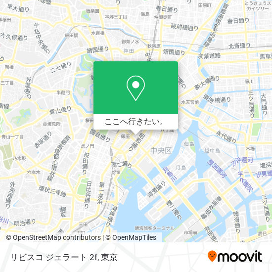 リビスコ ジェラート 2f地図