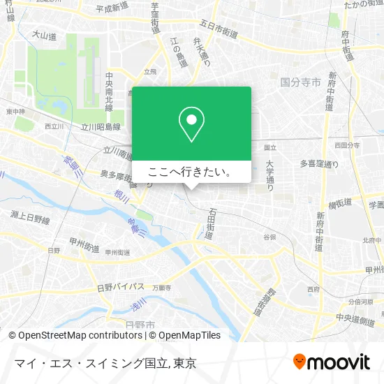 マイ・エス・スイミング国立地図