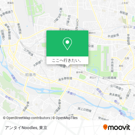 アンタイNoodles地図