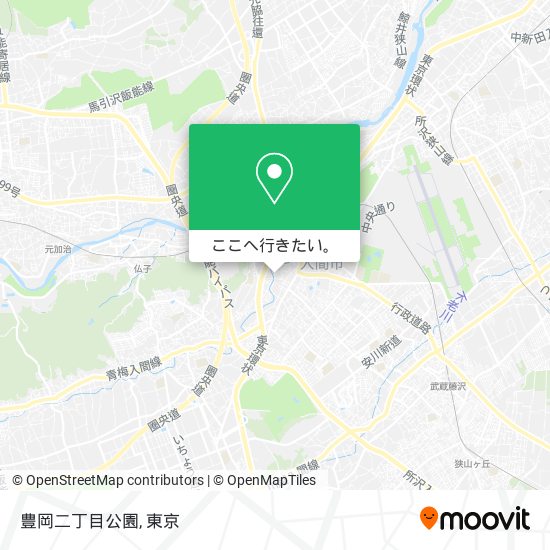 豊岡二丁目公園地図