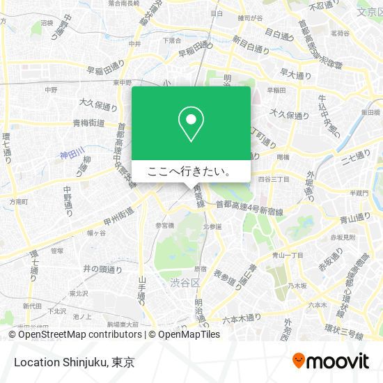 Location Shinjuku地図