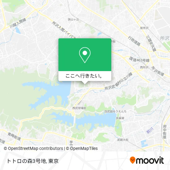 トトロの森3号地地図