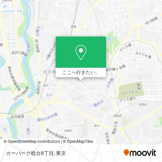カーパーク稔台8丁目地図