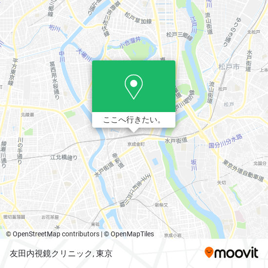 友田内視鏡クリニック地図