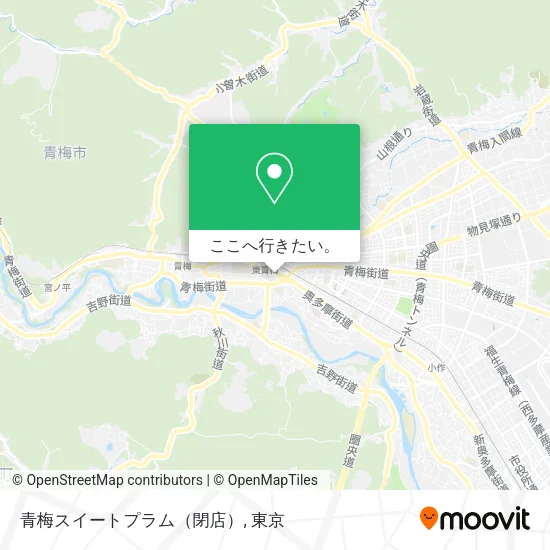 青梅スイートプラム（閉店）地図