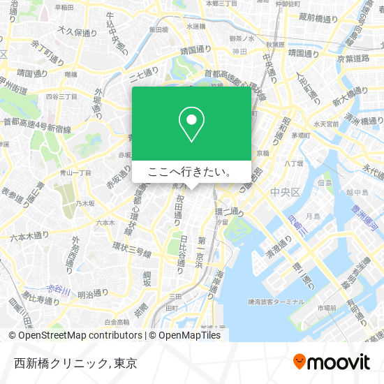 西新橋クリニック地図