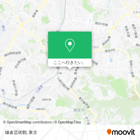 鎌倉芸術館地図