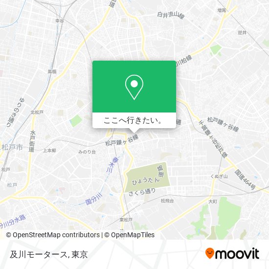 及川モータース地図