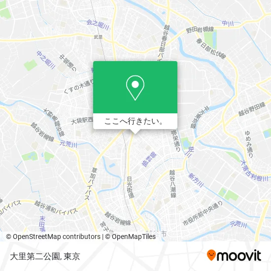 大里第二公園地図