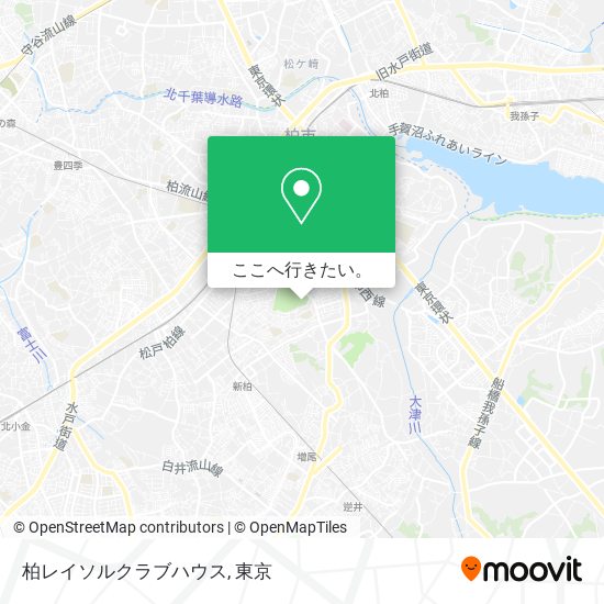 柏レイソルクラブハウス地図