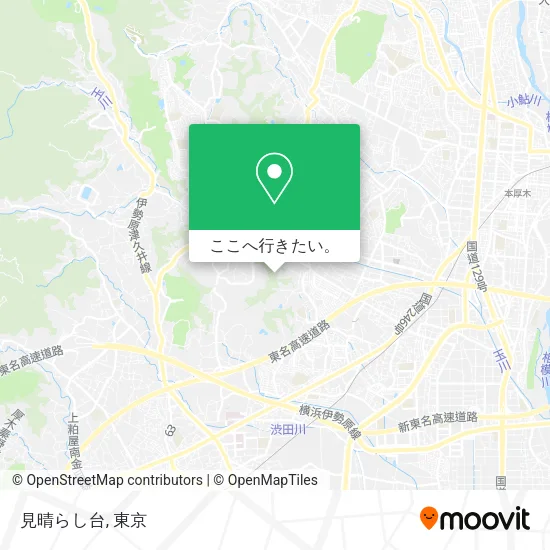 見晴らし台地図