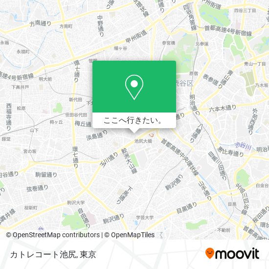 カトレコート池尻地図