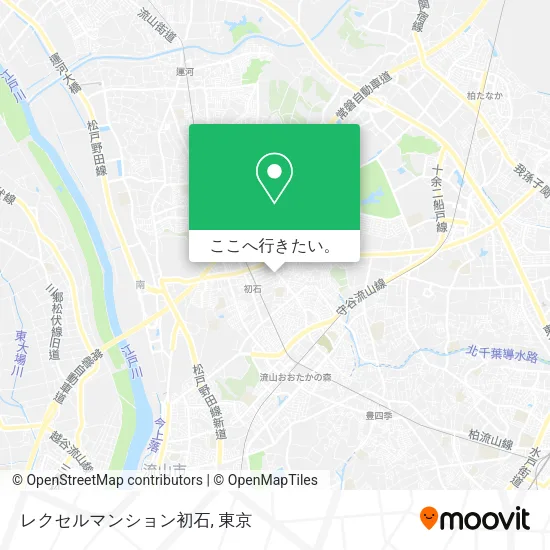 レクセルマンション初石地図