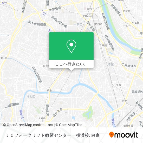 Ｊｃフォークリフト教習センター　横浜校地図