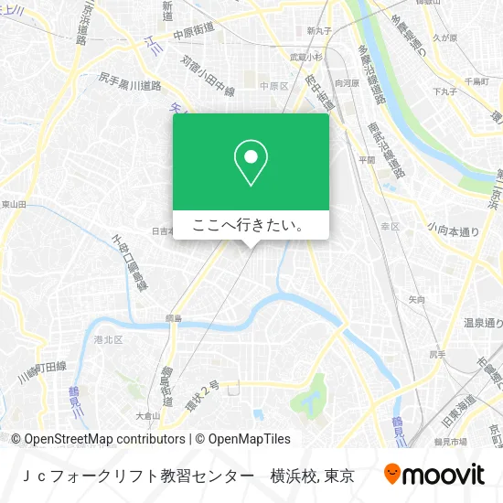 Ｊｃフォークリフト教習センター　横浜校地図