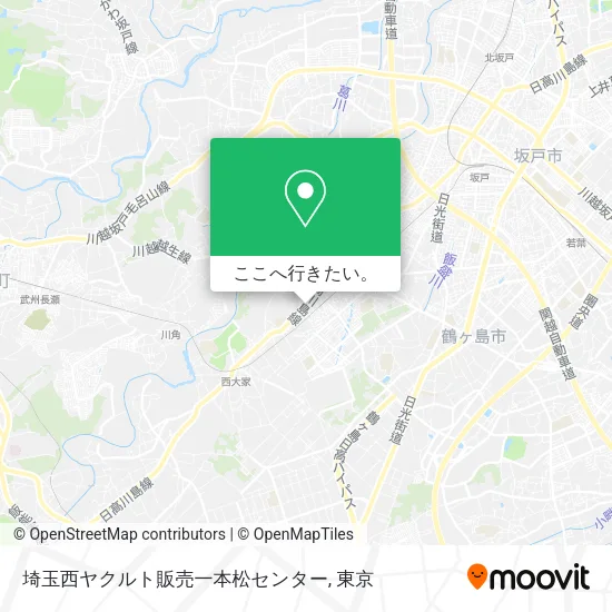 埼玉西ヤクルト販売一本松センター地図