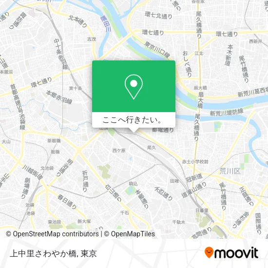 上中里さわやか橋地図
