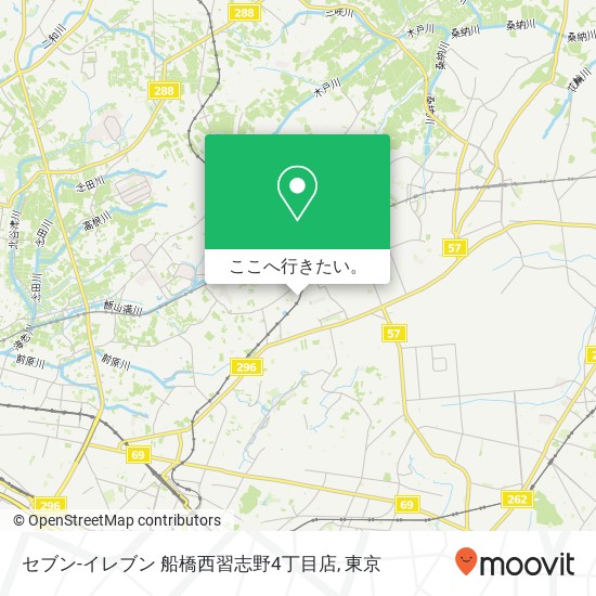 セブン-イレブン 船橋西習志野4丁目店地図