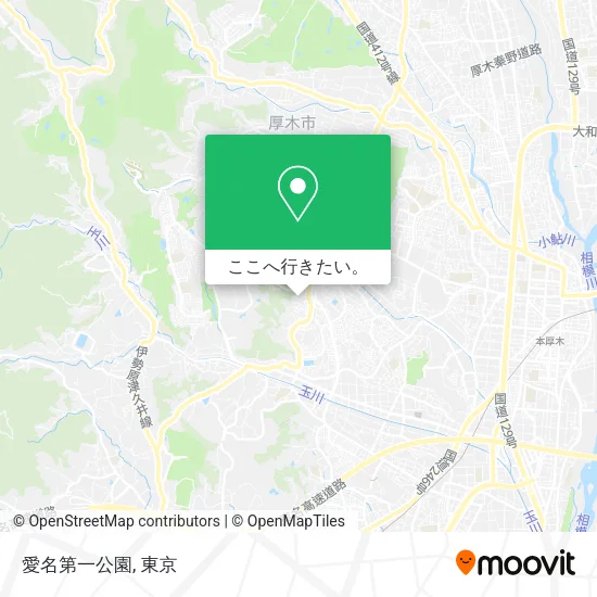 愛名第一公園地図