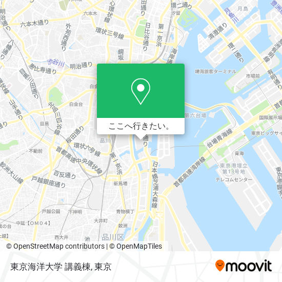 東京海洋大学 講義棟地図