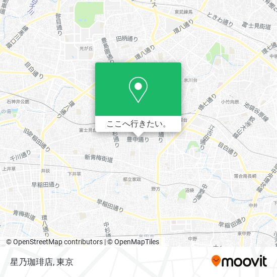 星乃珈琲店地図