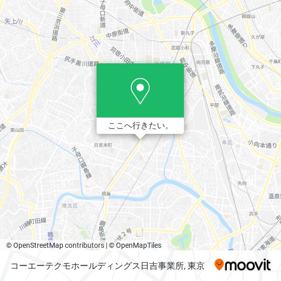 コーエーテクモホールディングス日吉事業所地図