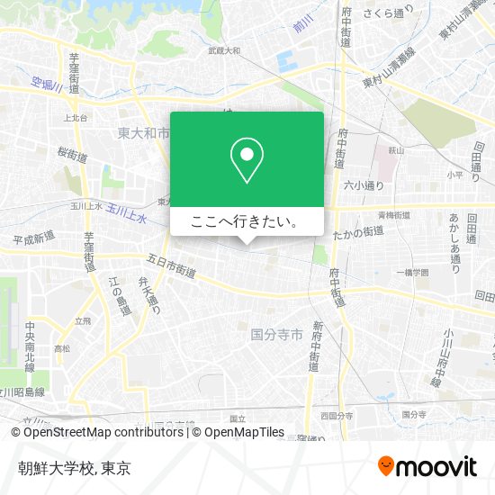 朝鮮大学校地図