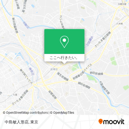 中島敏人形店地図